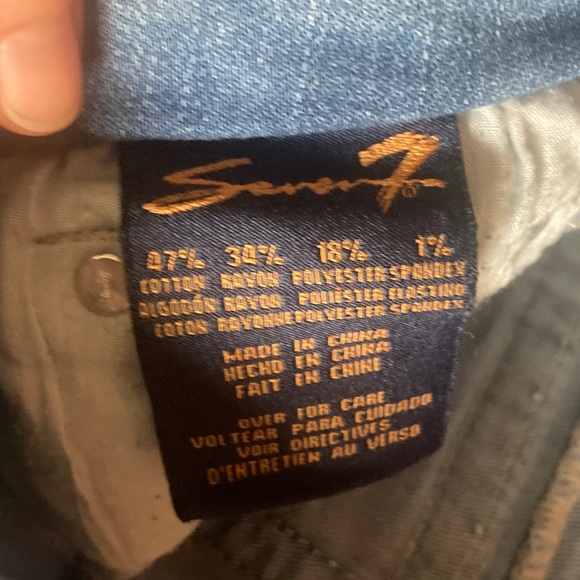 Seven7 Light Blue Slim Boot Cut Jeans for Women - Picture 4 of 8